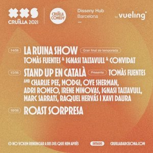 Comedy cruilla xxs 2021
