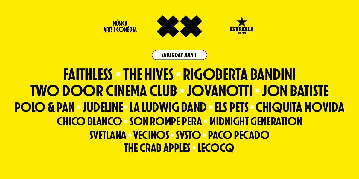 Landing July 11th Cruïlla Festival