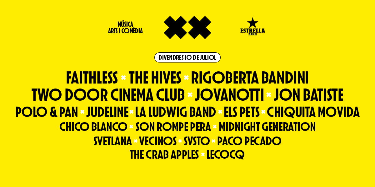 Landing Divendres 10 juliol Festival Cruïlla